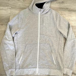 Lululemon City Sweat Zip Hoodie Heathered Ulra Light Grey
